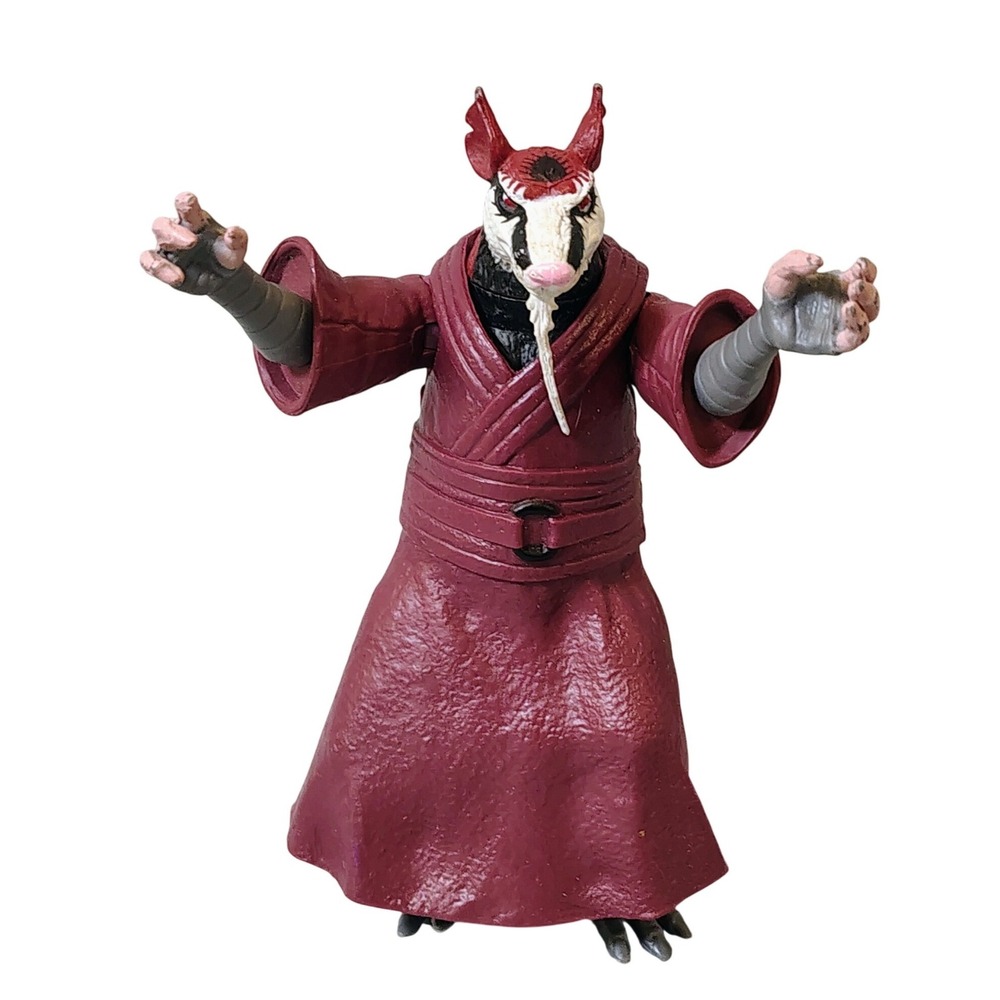 Playmates TMNT 2012 Master Splinter Action Figure Maroon Robe Nickelodeon OB4262